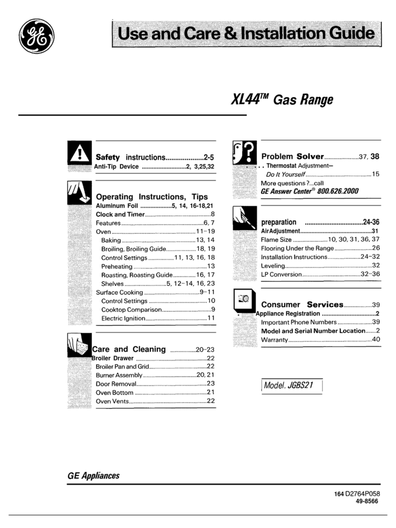 GE JGBS21 Training manual