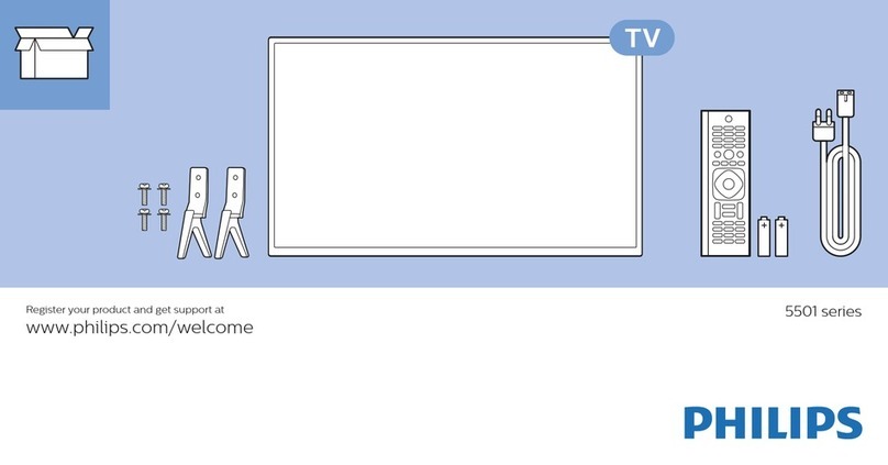 Philips 5501 series User manual