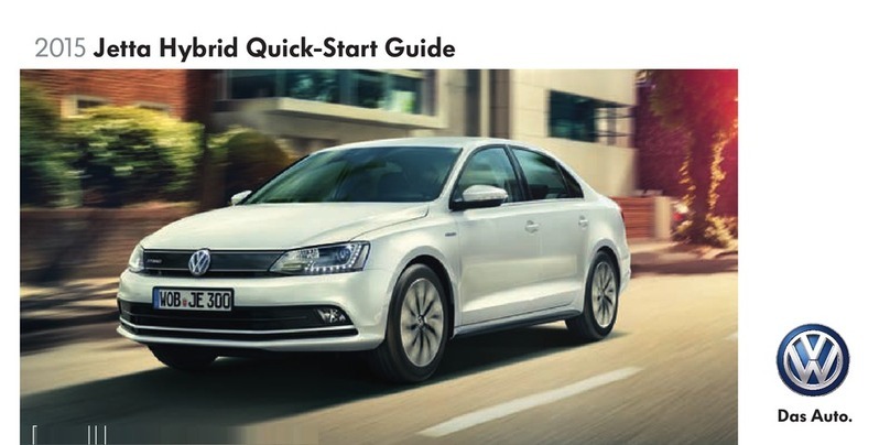Volkswagen 2015 Jetta Hybrid User manual