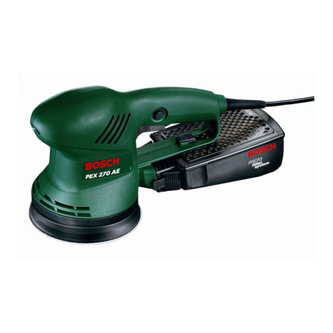 Bosch PEX 270 A User manual