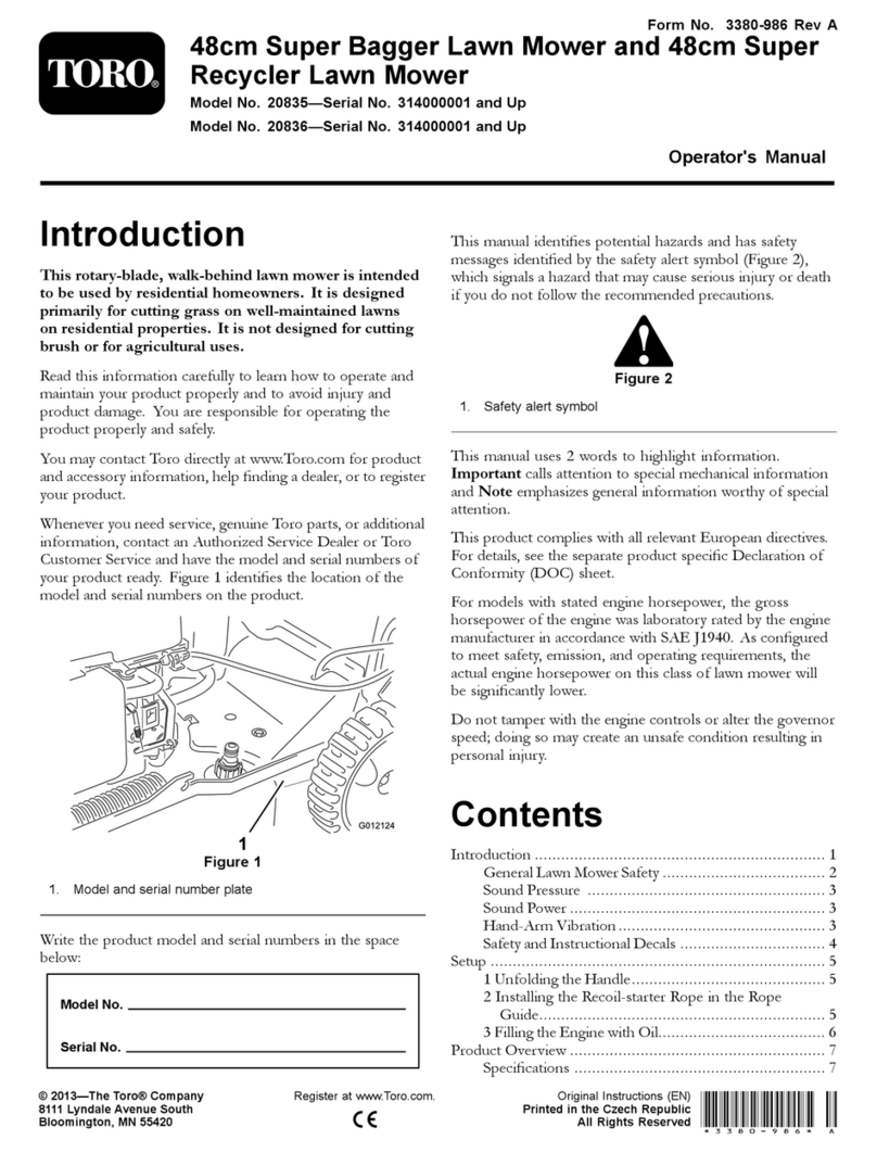 Toro 20835 User manual Toro 20835 User manual