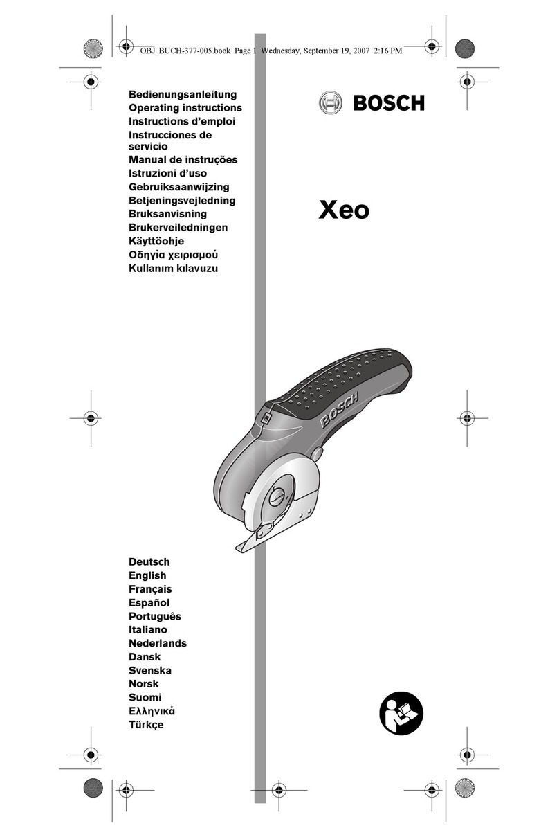 Bosch Xeo User manual