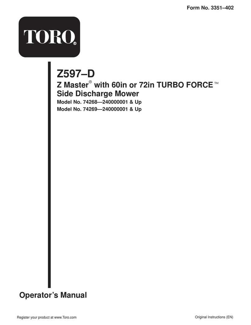 Toro 74268 User manual