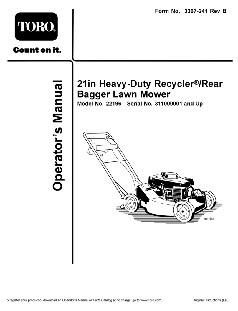 Toro 22196 User manual