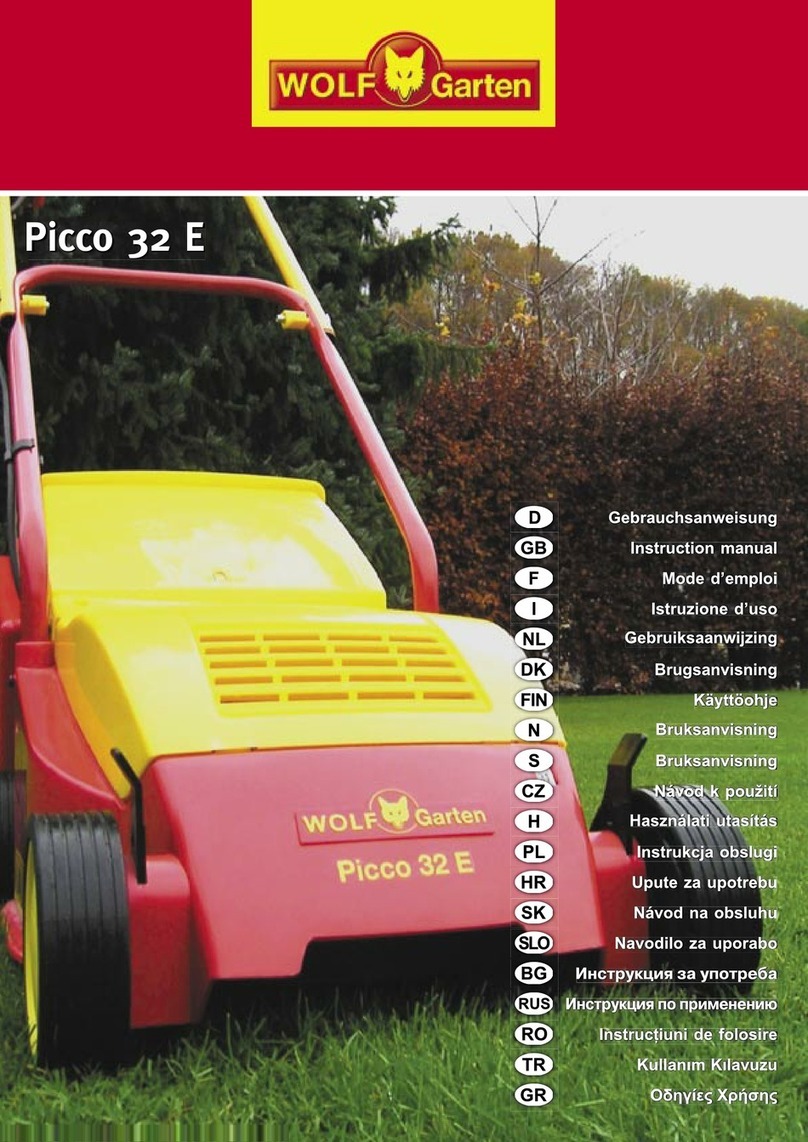 Wolf Garten Picco 32 E instruction manual