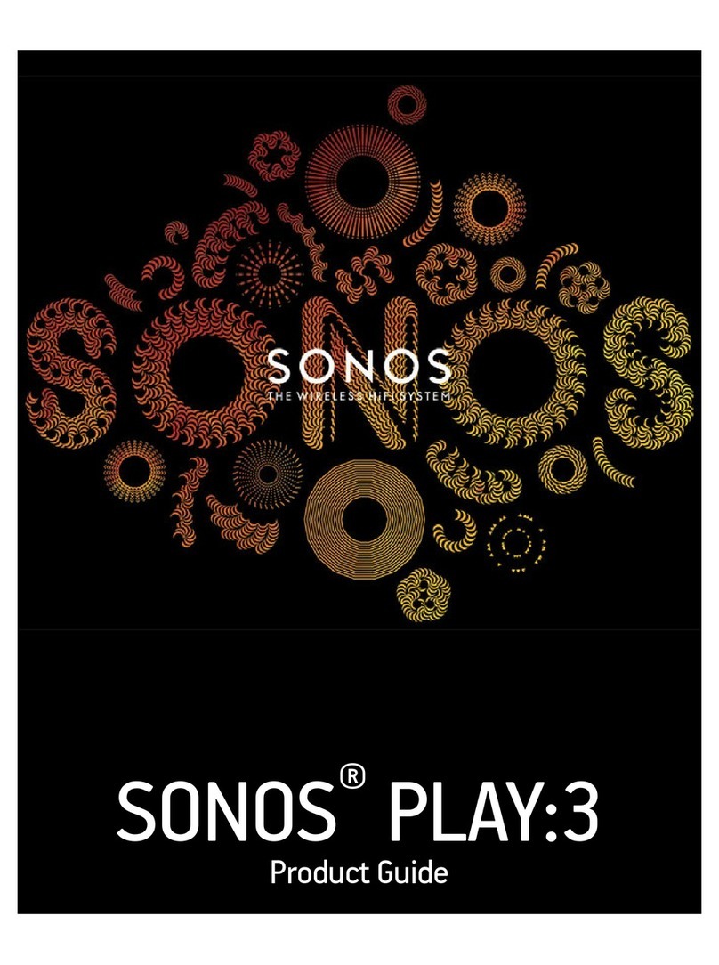 Sonos PLAY:3 User manual