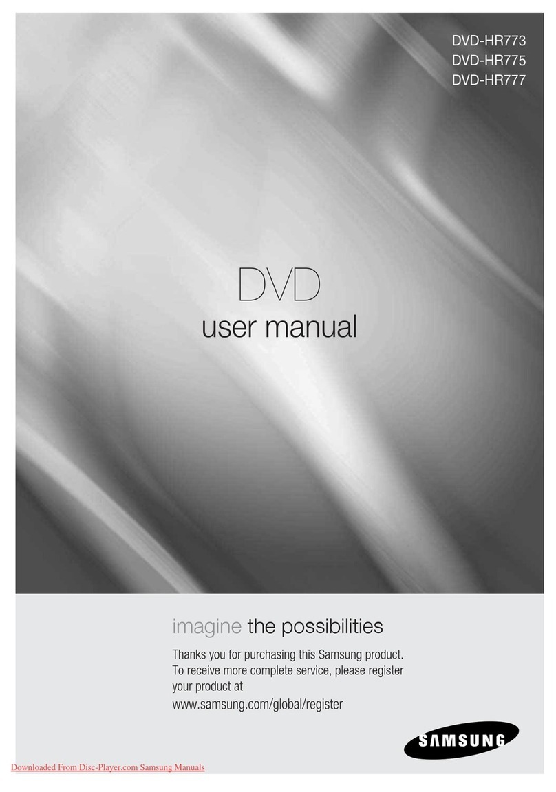 Samsung DVD-HR773 User manual