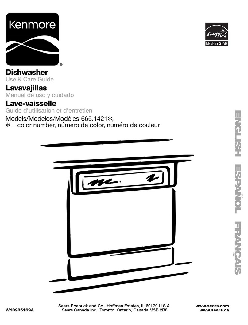 Kenmore 665.1421 Series Use & care guide