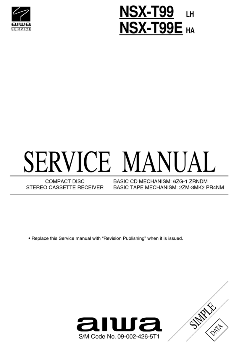 Aiwa NSX-T99 LH Service manual