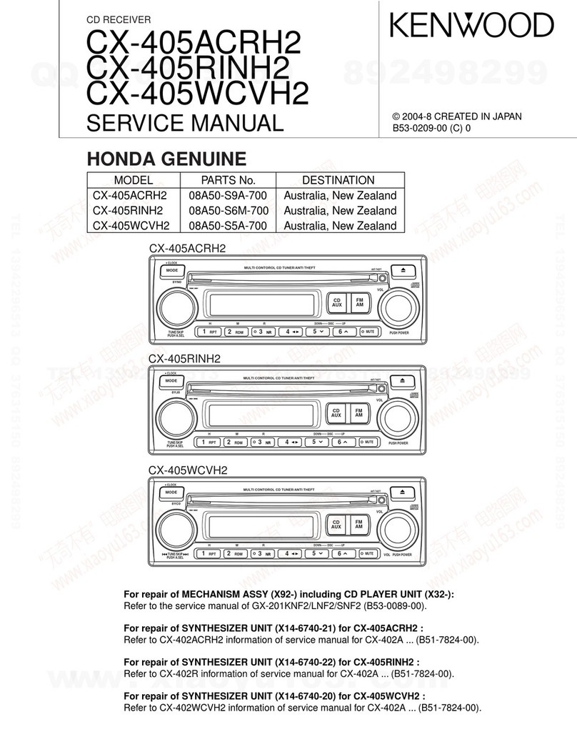 Kenwood CX-4005WCVH2 User manual