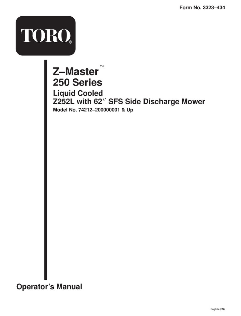 Toro 74212 Operator's manual