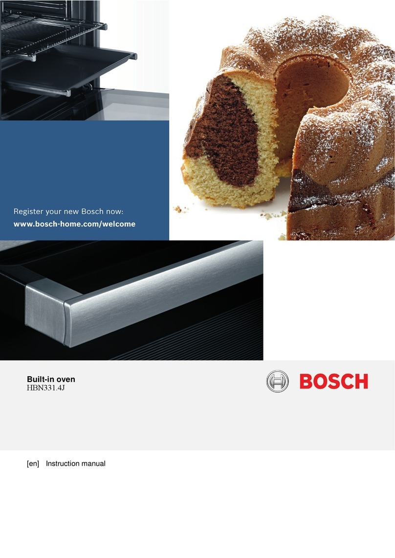 Bosch HBN331.4J instruction manual