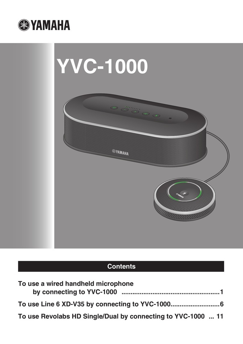 Yamaha YVC-1000 user manual