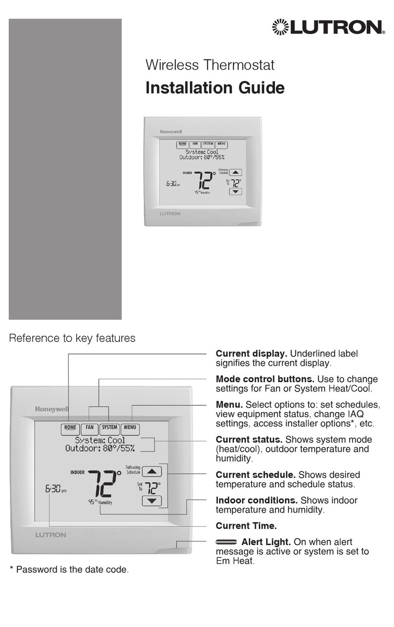 Lutron Electronics 33-00155EFS User manual Lutron Electronics 33-00155EFS User manual