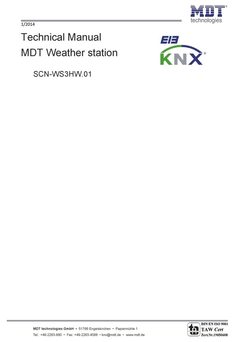 MDT Technologies SCN-WS3HW.01 User manual