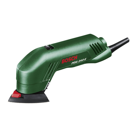 Bosch PDA 240 E User manual
