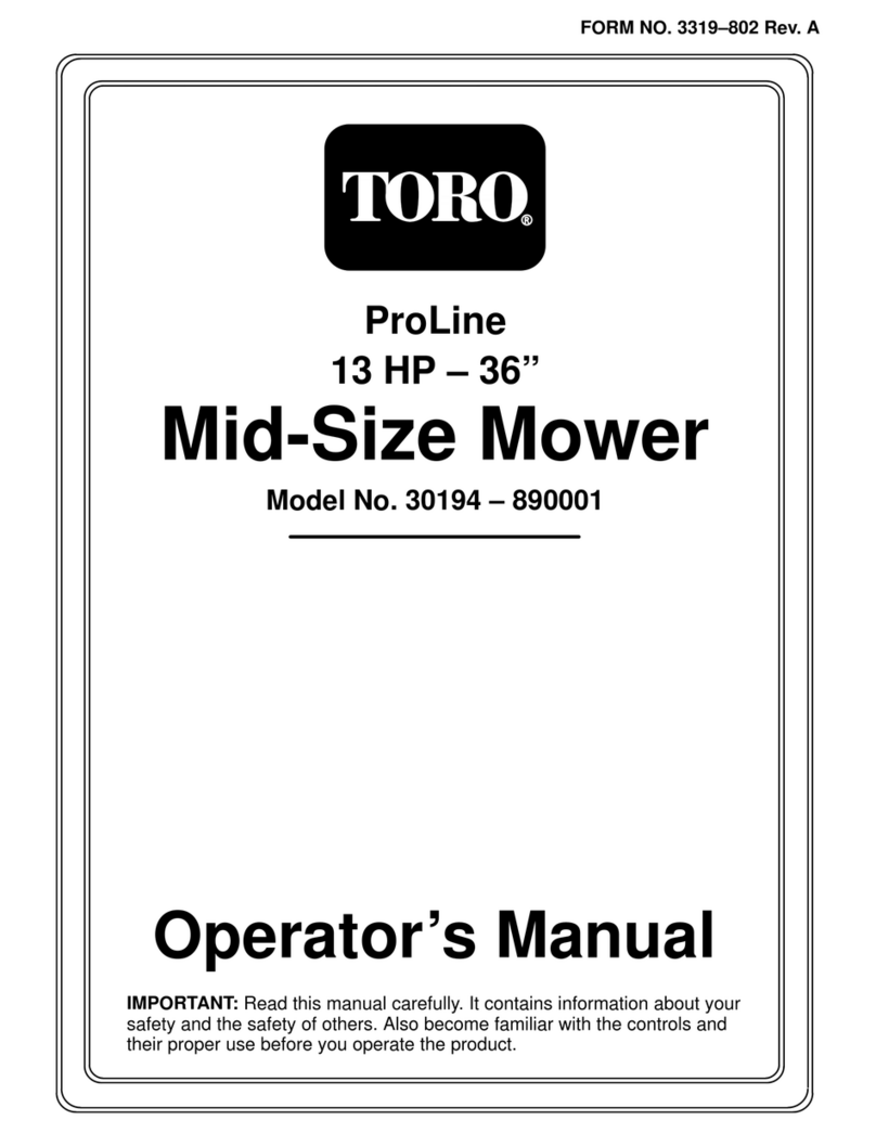 Toro ProLine 30194 Operator's manual