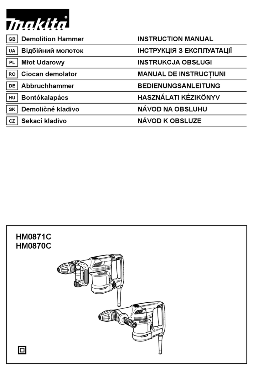 Makita HM0871C User manual