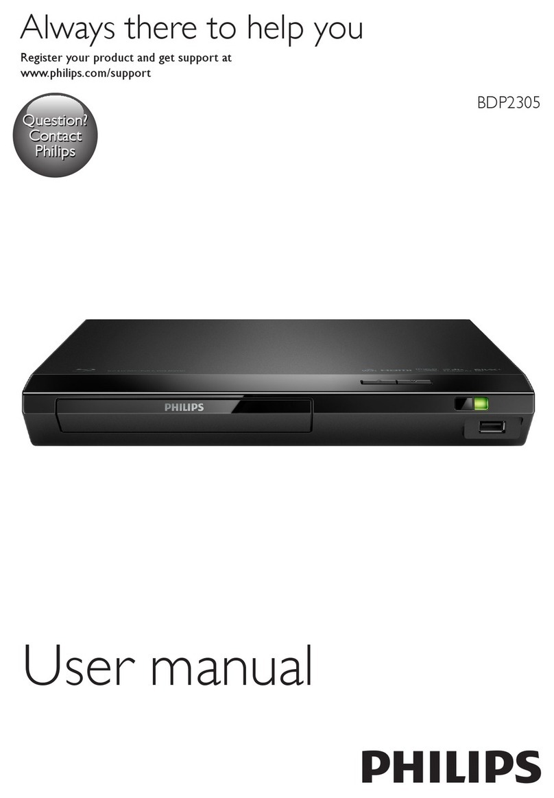 Philips BDP2305 user manual