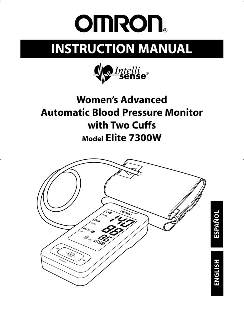 Omron IntelliSense Elite 7300W User manual