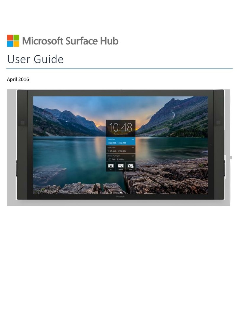 Microsoft Surface User manual