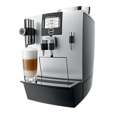 Jura IMPRESSA XJ9 Professional Configuration guide
