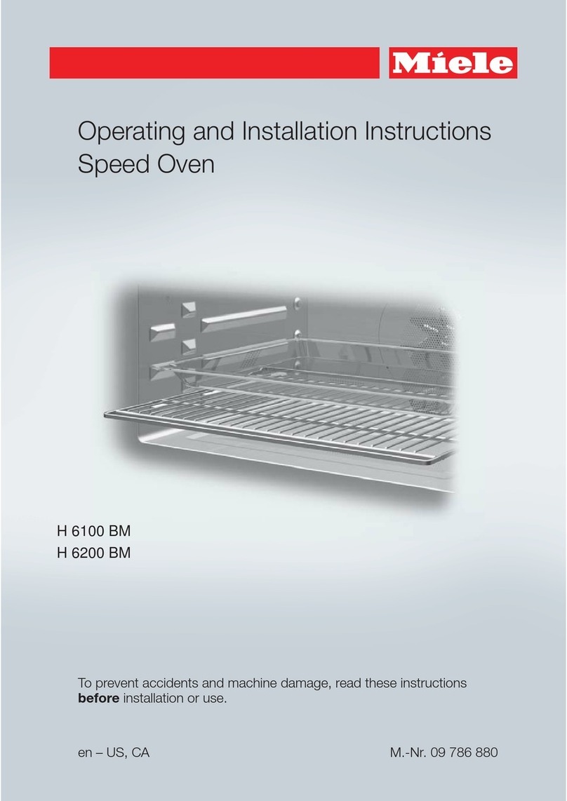 Miele H 6100 BM Operating and installation instructions