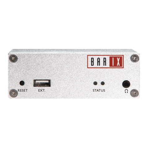 BARIX Extreamer 1 0 0 User manual