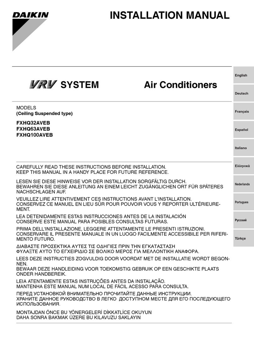 Daikin FXHQ32AVEB User manual Daikin FXHQ32AVEB User manual