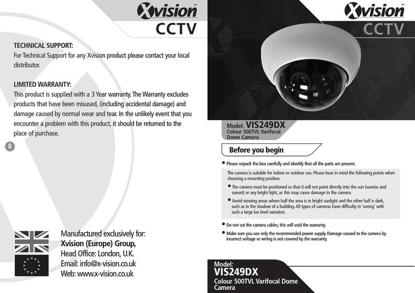 X-Vision VIS249DX User manual