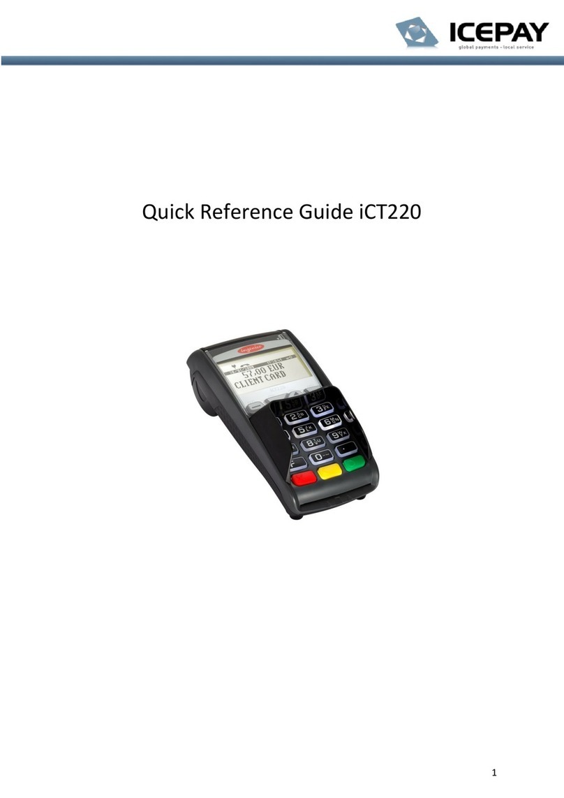 Ingenico iCT220, iCT250 User manual