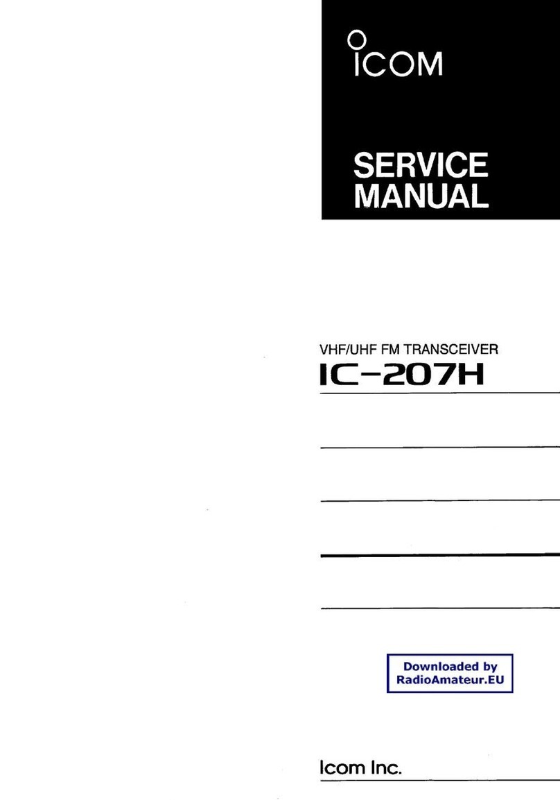 Icom IC-207H User manual Icom IC-207H User manual