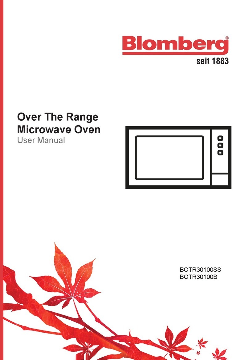 Blomberg BOTR30100SS User manual Blomberg BOTR30100SS User manual