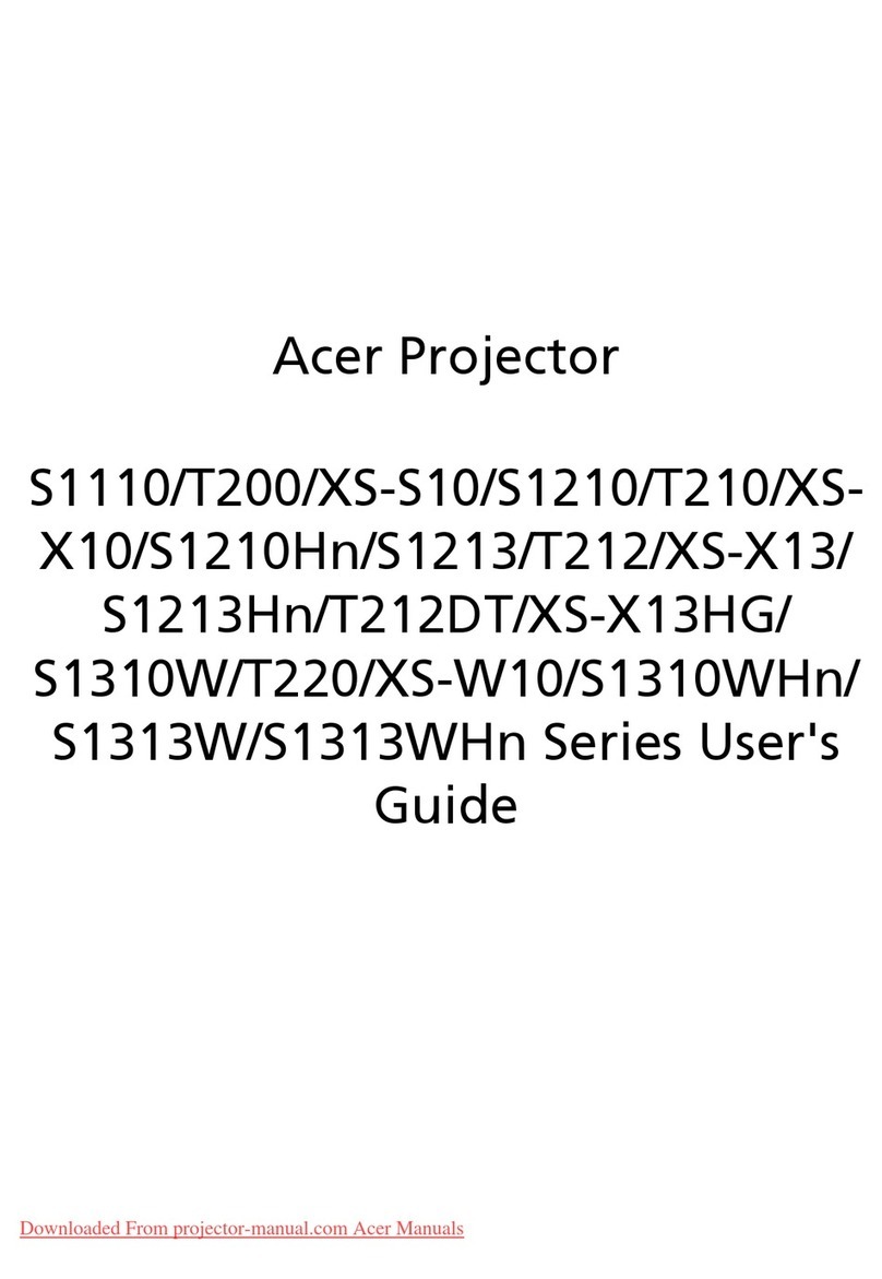 Acer S1110 Series User manual