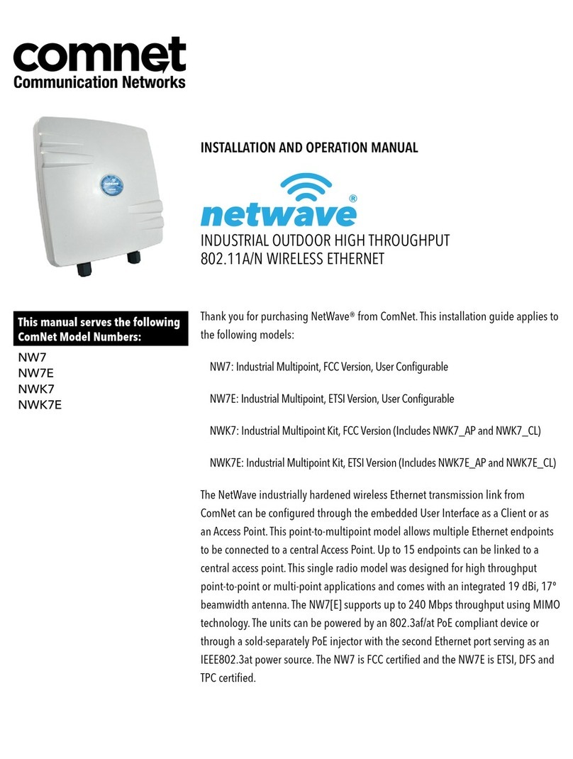 Comnet NetWave NW7 User manual