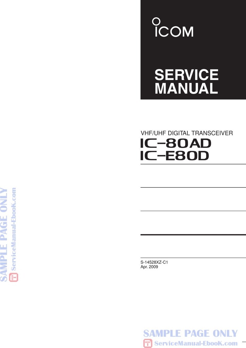 Icom IC-80 AD User manual