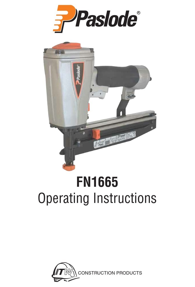 Paslode FN 1665 operating instructions