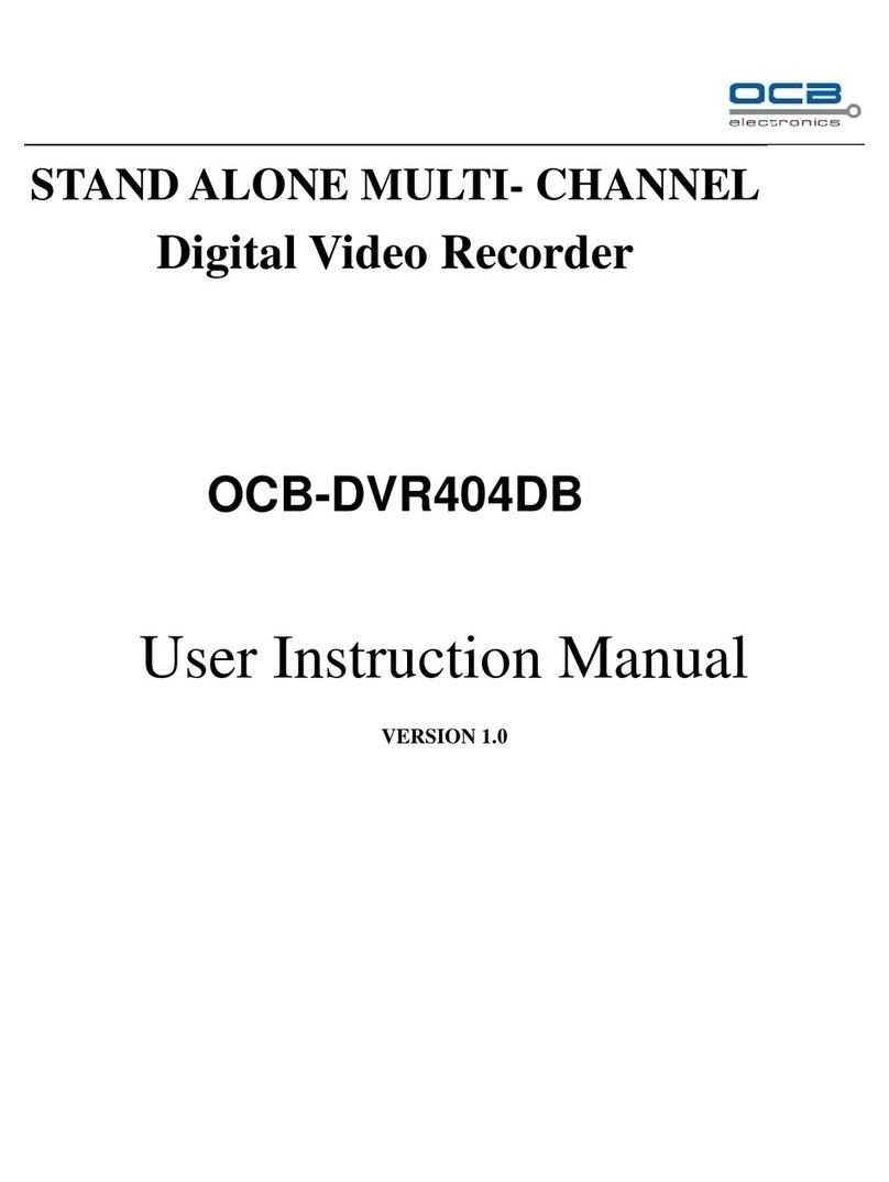 OCB OCB-DVR404DB User instruction manual