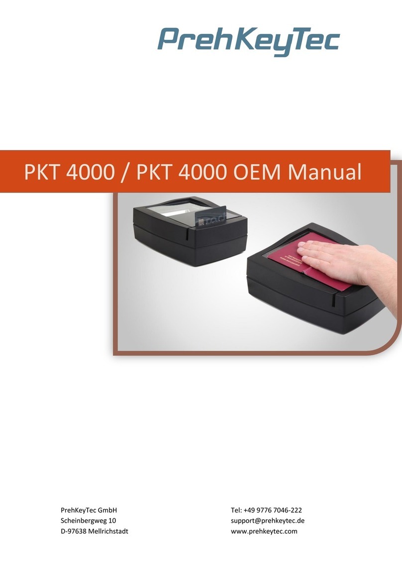 PrehKeyTec PKT 4000 manual