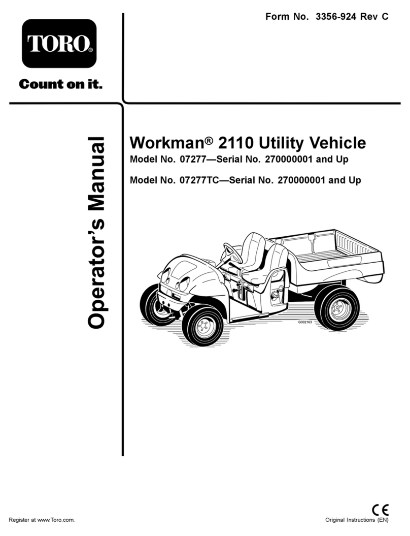 Toro 07277 Workman 2110 User manual Toro 07277 Workman 2110 User manual