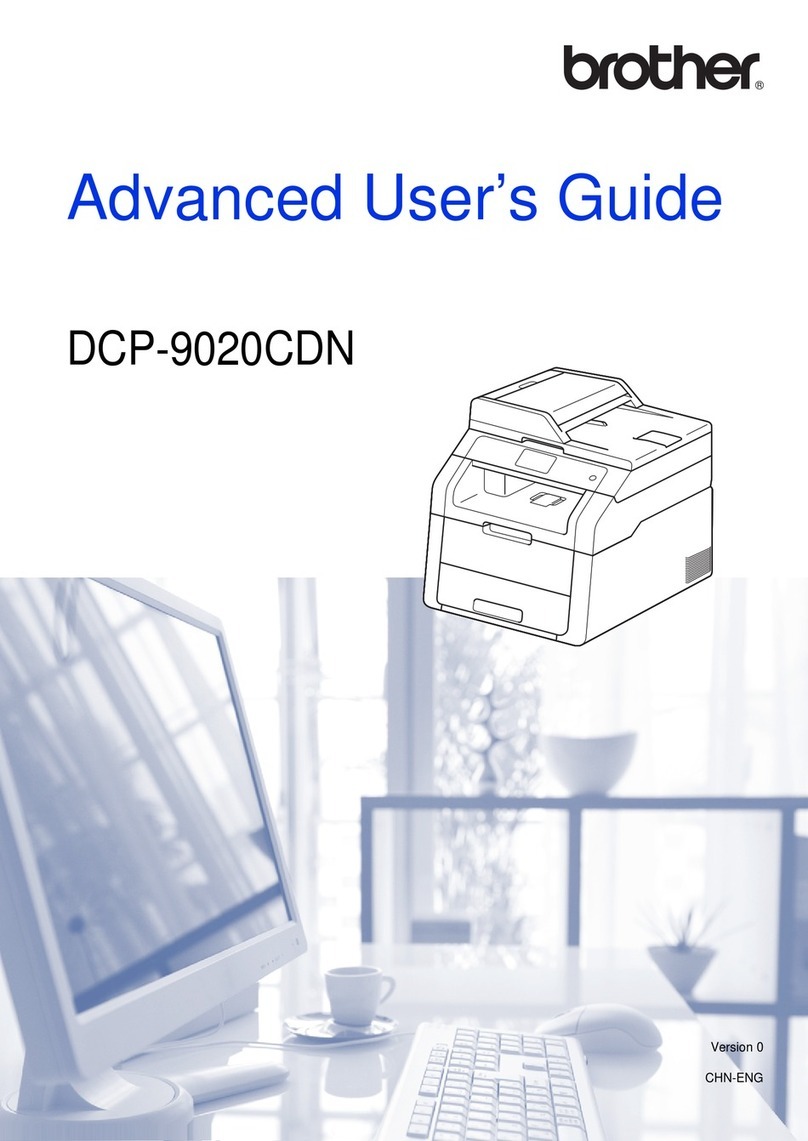 Brother DCP-9020CDN Assembly instructions