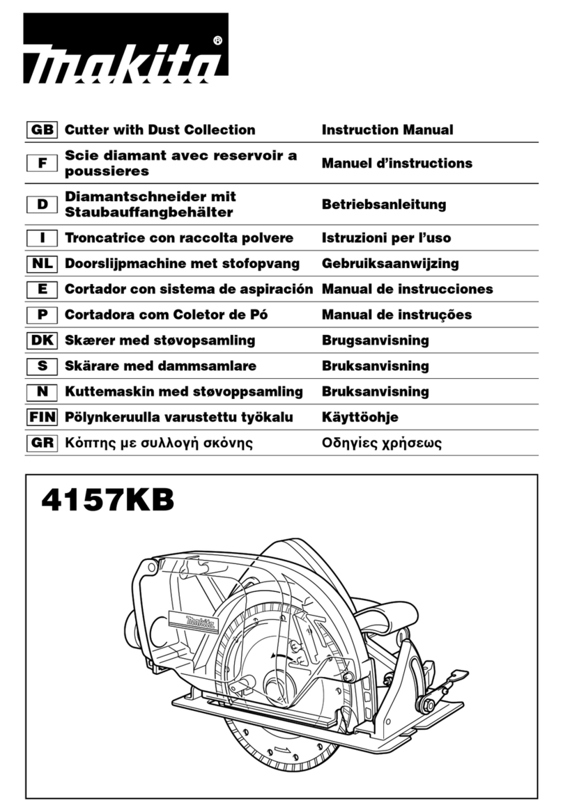 Makita 180 mm 4157KB instruction manual