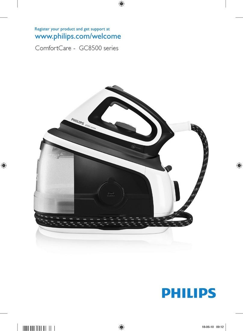 Philips ComfortCare GC8500 series User manual