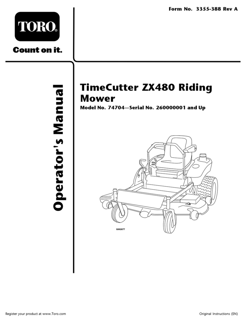 Toro 74704 Operator's manual