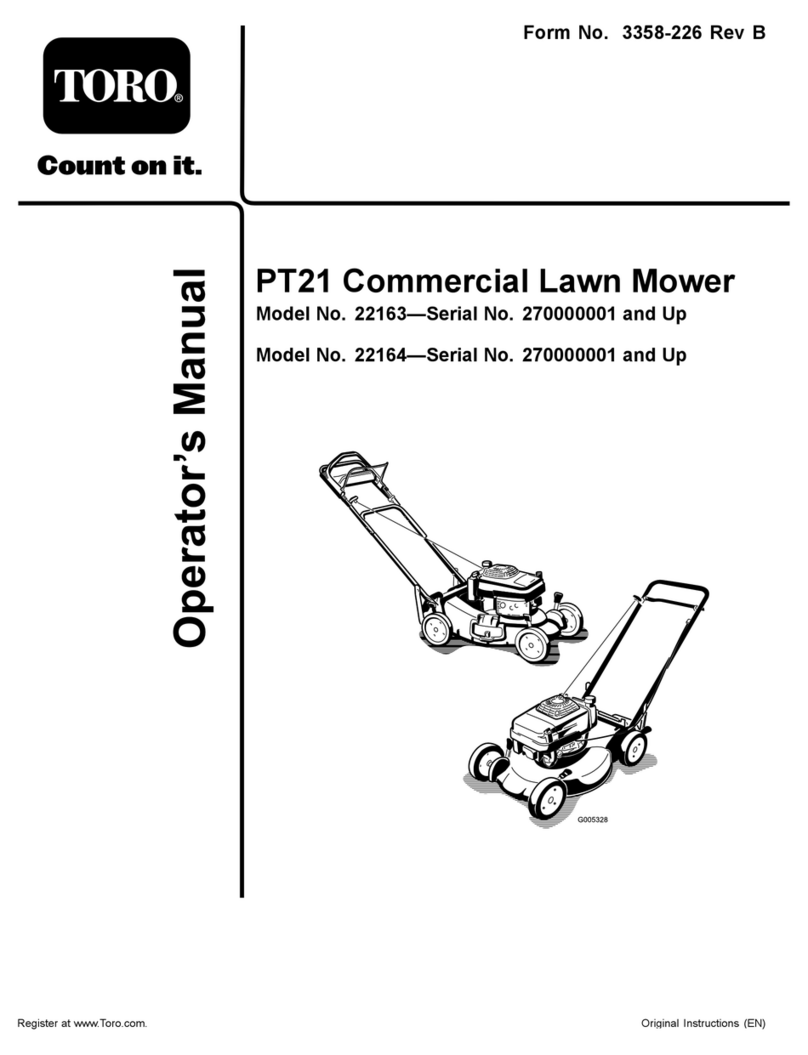 Toro 22163 User manual