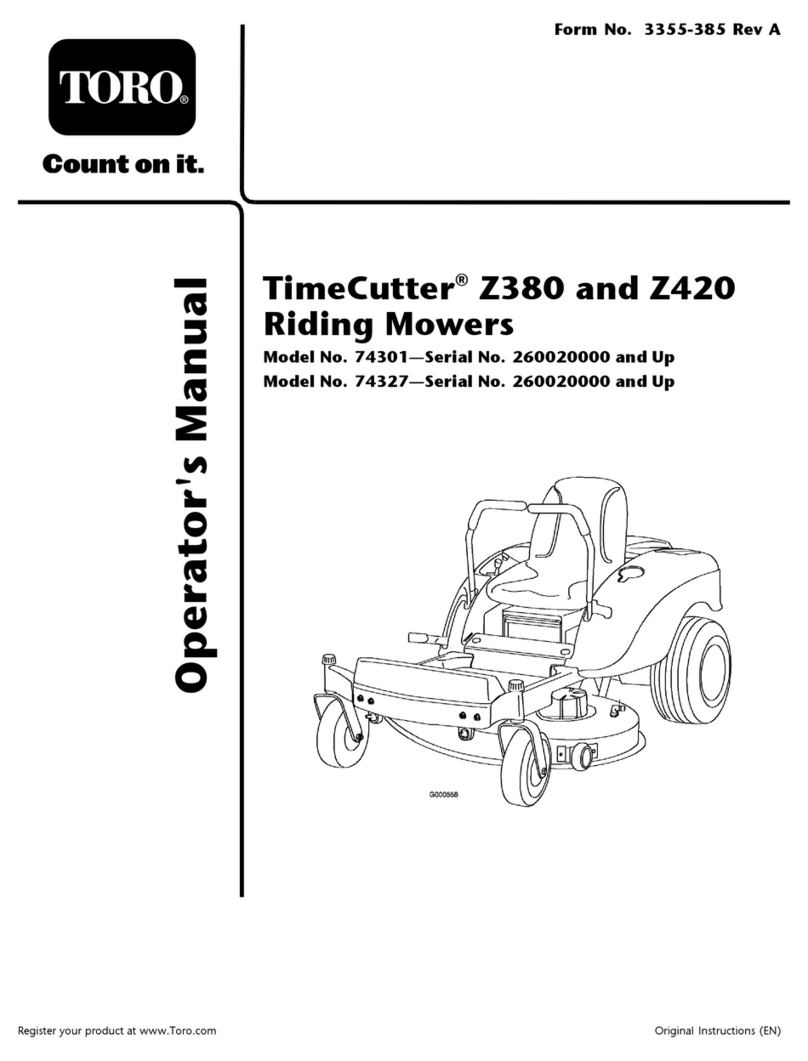 Toro 74301 Operator's manual