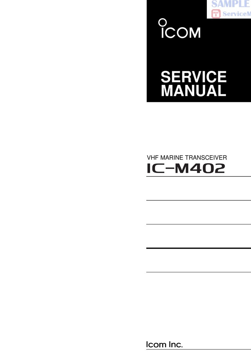Icom IC-M402 User manual