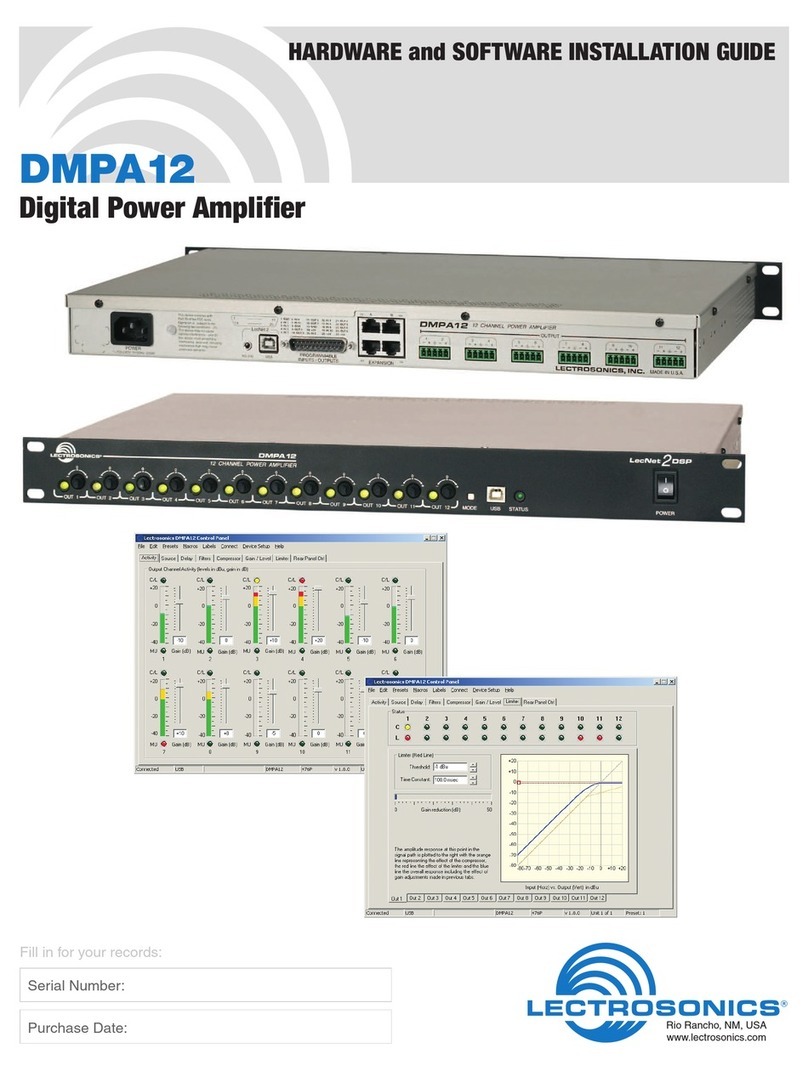 Lectrosonics DMPA12 User manual