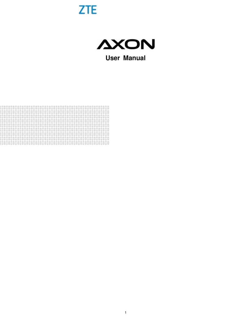 Zte Axon User manual