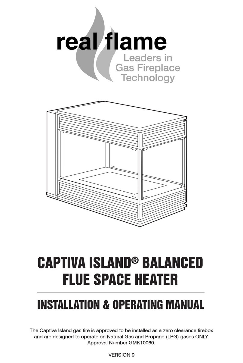 RealFlame Captiva Island User manual